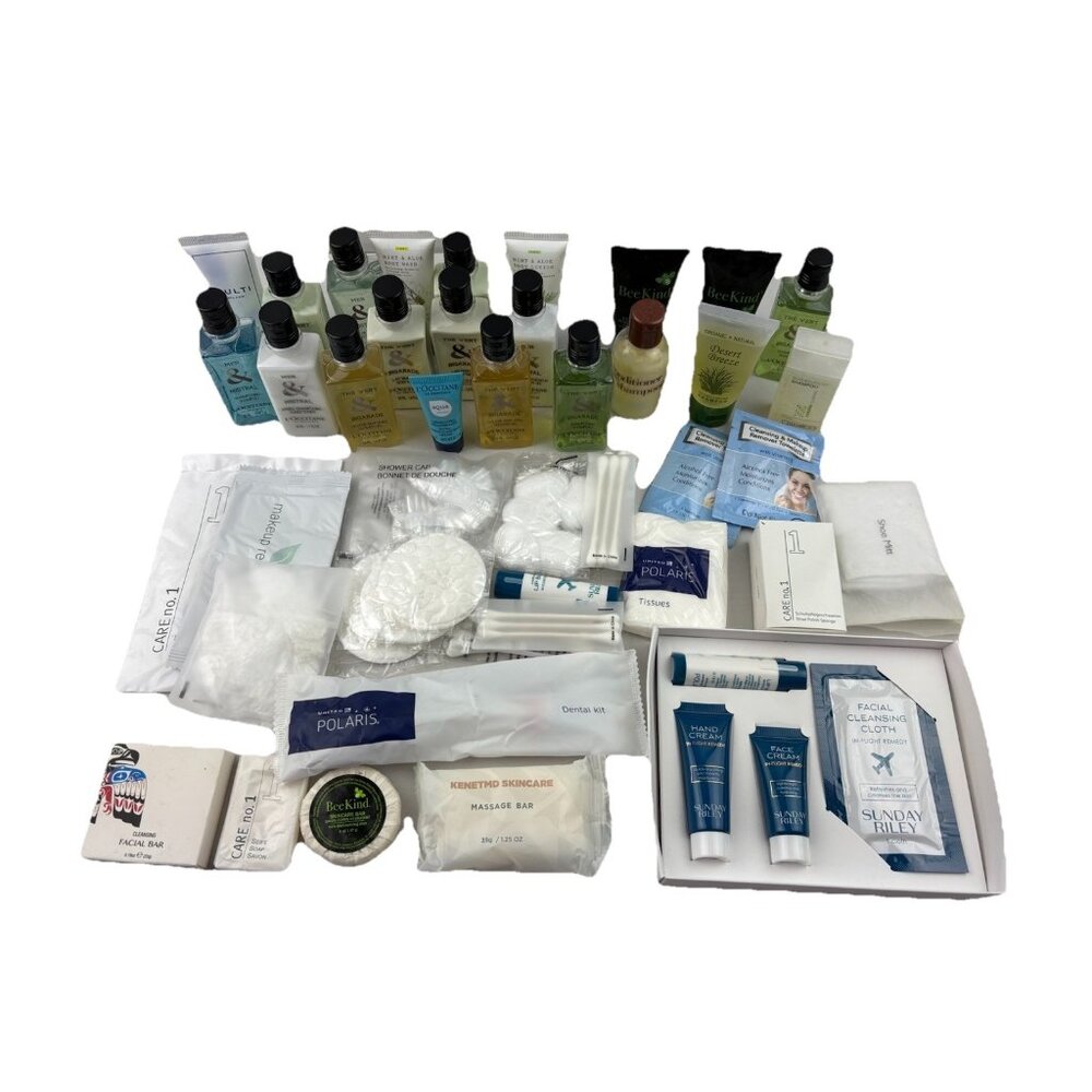 Travel Size Toiletries Lot Shampoo Conditioner Lotion Shower Gel